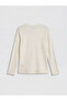 Esvab • Modern & Distinctive Zero Roba Collar Bow Detail Girls' T-Shirt - 3