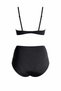 High-waisted u-accessory bikini set - 3