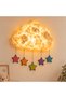 Handmade 3D Cloud Wall Lamp – Warm Light Children's Room Night Light, 5-Color Cardboard Starry Decorative Sconce - 7