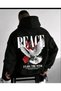 Mooda 3 Threaded Unisex Oversize Hooded Sweatshirt