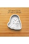 Halloween 2027 Trick or Treat Set of 4 Cookie and Candy Dough Molds - 2
