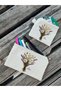 3-Piece Natural Fabric Book Cover Set, (Book Cover-Pen Holder-Wallet), Washable Book Cover, Book Protector, (Open Size 32X22Cm) (Closed Size 16X22Cm) Book Protective Bag, Book Sleeve, Gift for Book Lovers - 3