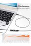 كابل تمديد سماعات الرأس من CableCreation بطول 20 قدم/6 متر، كابل صوت 3.5 ملم - 3