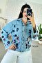 Beaded Embroidered Denim Jacket 7K104
