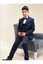 04-13 age boy navy blue color 5-piece suit