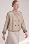 Plaid bomber jacket khaki - 4