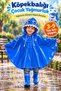 Shark Patterned Children's Raincoat 3-9 Years Old Waterproof Hooded Poncho