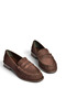 Z820221002 Brown Suede Women's Loafer Shoes - 3