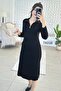 Zipper Detail Pique Woven Dress 7K016 - 4