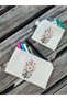3-Piece Natural Fabric Book Cover Set, (Book Cover-Pen Holder-Wallet), Washable Book Cover, Book Protector, (Open Size 32X22Cm) (Closed Size 16X22Cm) Book Protective Bag, Book Sleeve, Gift for Book Lovers - 3