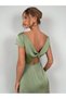 Rochie maxi , verde - 4