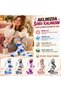 Wak unisex batik patterned socks 10-pair set cotton colorful long calf seamless breathable everyday sports socks - 4