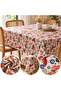 Butterfly patterned raschel fabric worry-free tablecloth - table cloth