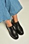 Z555261103 Black Genuine Leather Women's Shoes - 4