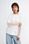 Lace Detailed Long Sleeve T-Shirt B1108 - 5