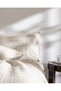 Pierrette King Size 100% Cotton Coco Crep Printed Bed Sheet and Duvet Cover Set - Beige - 5