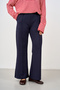 Women's Çima Detail Elastic Waist Pants Navy Blue