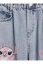 Esvab • Modern & Distinctive Baggy Fit Popular Cartoon Hero Themed Printed Girls' Jeans - 2