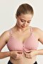 Wireless Snap-On Gathering Bra Cc867 Dusty Rose - 2