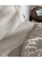 Pierrette King Size 100% Cotton Coco Crep Printed Bed Sheet and Duvet Cover Set - Beige - 6