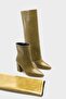 Women's Wanda Snap-On Boots - Green-Patent Leather - 5