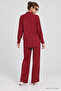 Viscose Shirt Trousers Set Lnz0006 Bordo - 6