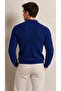 Men's Polo Collar Buttoned Long Sleeve Ribbed Knit Sweater - 2
