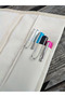 3-Piece Natural Fabric Book Cover Set, (Book Cover-Pen Holder-Wallet), Washable Book Cover, Book Protector, (Open Size 32X22Cm) (Closed Size 16X22Cm) Book Protective Bag, Book Sleeve, Gift for Book Lovers - 2