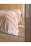 Cyan King Size 100% Cotton Bedspread - White/Powder - 2