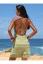 Rochie mini, verde - 3