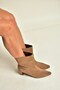Z654580061 Mink Genuine Leather Suede Thick Heeled Women's Boots - 3