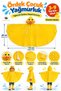 Duck and Shark Patterned Children's Raincoat 3-9 Years Old Waterproof Hooded Poncho 2 Color Options - 2