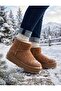 Women's Thick Heeled Fur-Lined Boots, Cold Resistant