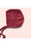 Hand Knitted Laura Lora Baby Beanie Hat Bonnet Dark Pink 0-6 Months - 2