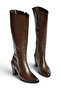 V965012509 Brown Thick Heeled Women's Boots - 7