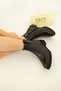 1411 Eren Shoes&Bag Genuine Leather Buckle Detailed Zippered Daily Elegant Comfortable Low Heeled Women's Boots Real Leather Black - 2