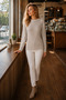 Kadi Long Sleeve Thessaloniki Sleeve Round Neck Hair Braided Twill Stylish Soft Textured Daily Mink Knitwear Sweater - 8