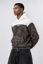 Men's Not Básico Printed Washable Oversize Hoodie Brown - 4
