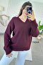 V-Neck Knitwear Blouse 7K044 - 2