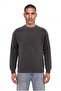 Men's Thessaloniki Knitted Clean Stitching Crew Neck Oversize Knitwear Anthracite - 3