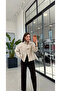 Stone Belted Leather Jacket - 8162 - 2