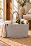 Lavin Wicker Decorative Rope Basket – Multi-Purpose Organizer Basket with Handles and Woven Design
