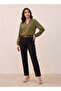 Basics Viscose Top with V-neck - 2