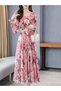 Rochie midi , mix culori