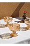 6-Piece Glass Bowl Snack Bowl with Stand 9 cm Amber Vintage Candy Bowl 205 ml - 3