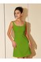 Rochie mini, verde - 4