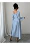 Rochie midi , albastru - 2