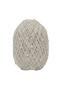 Pearl Beaded Cotton Knitting Yarn 50 Grams - Ecru