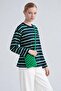 Relaxed Fit Crew Neck Sweatshirt Green - 2