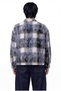 Men's Plaid Long Sleeve Oversize Shirt Ocean - 3
